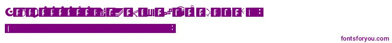 DbaMuslim Font – Purple Fonts on White Background