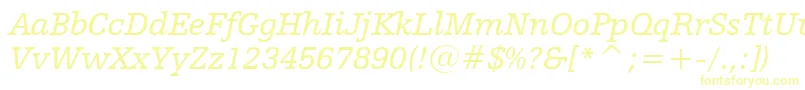 HumanistSlabserif712ItalicBt Font – Yellow Fonts