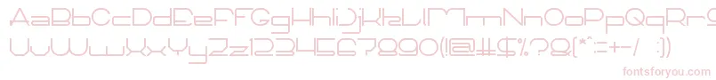 フォントTechnoCapture – ピンクのフォント