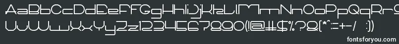 TechnoCapture Font – White Fonts on Black Background