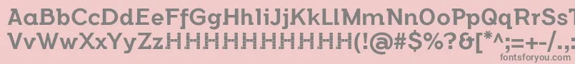 FlamanteSemislabMediumFfp2 Font – Gray Fonts on Pink Background