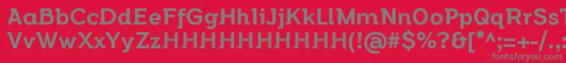 FlamanteSemislabMediumFfp2 Font – Gray Fonts on Red Background