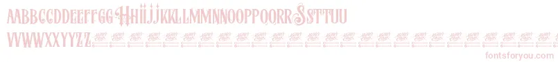 McfStoneheadDemo Font – Pink Fonts on White Background