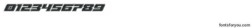 Cruiserfortressbevelital Font – Fonts for Numbers and Digits
