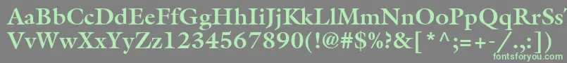 More about AggalleonBold Font AggalleonBold Font – Green Fonts on Gray Background