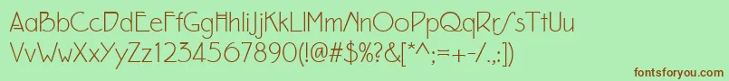 More about Eaglefeatherformallight Font Eaglefeatherformallight Font – Brown Fonts on Green Background