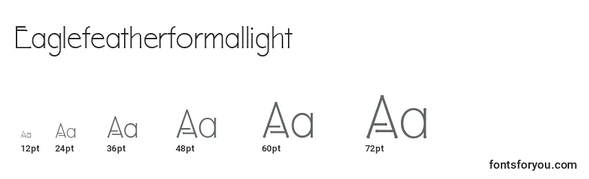 Eaglefeatherformallight Font Sizes