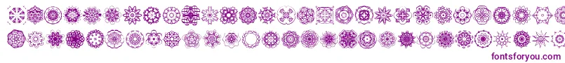 Extasy Font – Purple Fonts on White Background