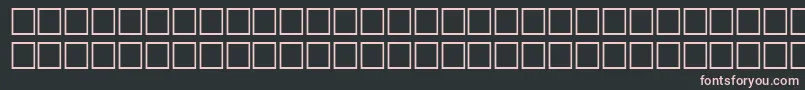 フォントAlawi337 – 黒い背景にピンクのフォント