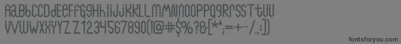 Chainfontblack Font – Black Fonts on Gray Background