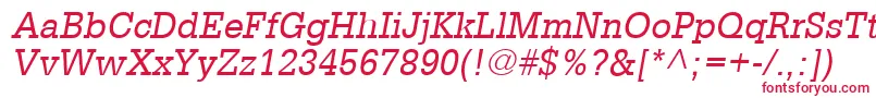 GlyphaLt55Oblique Font – Red Fonts