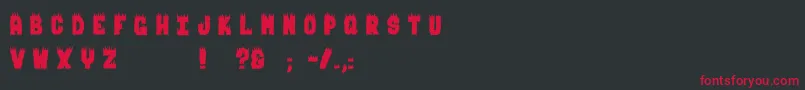 More about BurningMan Font BurningMan Font – Red Fonts on Black Background