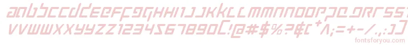 ProkofievItalic Font – Pink Fonts on White Background