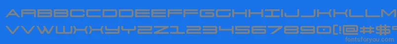 Police 911porschav3 – polices grises sur fond bleu