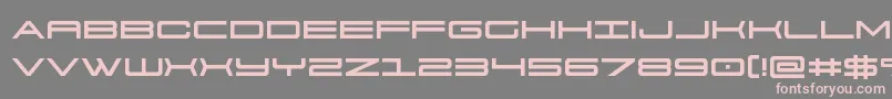 911porschav3-Schriftart – Rosa Schriften auf grauem Hintergrund