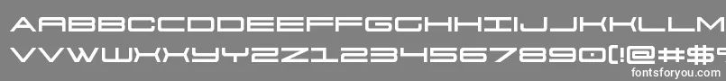 911porschav3-fontti – valkoiset fontit harmaalla taustalla