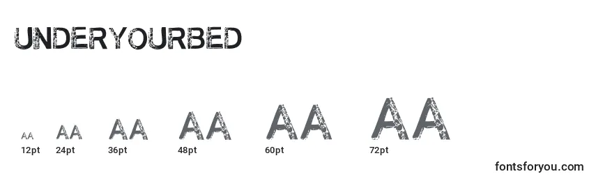 Underyourbed Font Sizes