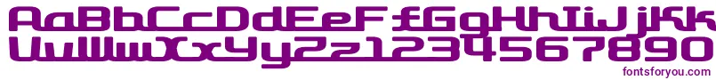 D3RoadsterismWide Font – Purple Fonts