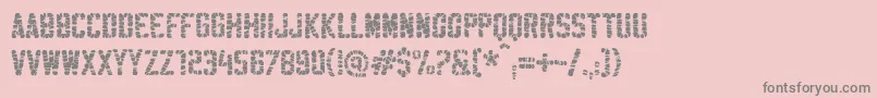 SablonUltraWashed-Schriftart – Graue Schriften auf rosa Hintergrund
