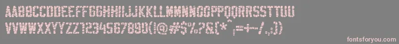 SablonUltraWashed Font – Pink Fonts on Gray Background