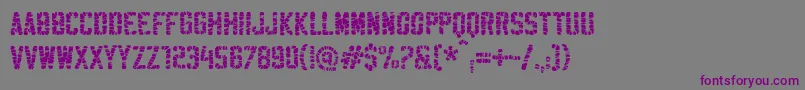 SablonUltraWashed-Schriftart – Violette Schriften auf grauem Hintergrund