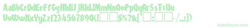 Warszawa Font – Green Fonts