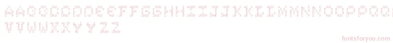 fuente Complexity – Fuentes Rosadas Sobre Fondo Blanco