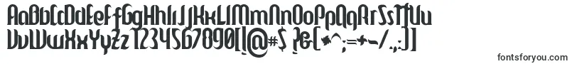 Mulago-fontti – korostetut fontit