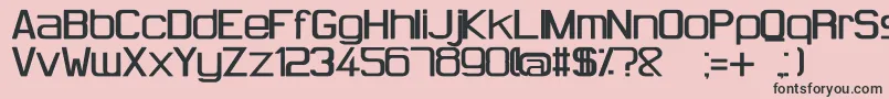 HugFemmesBold Font – Black Fonts on Pink Background