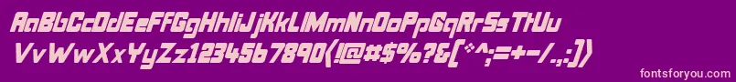 Bonkit Font – Pink Fonts on Purple Background