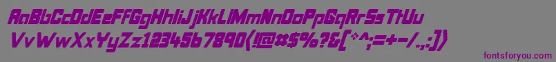 Bonkit Font – Purple Fonts on Gray Background