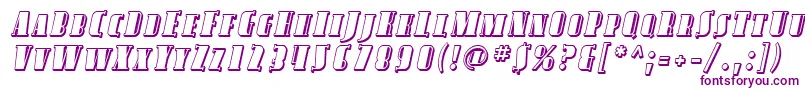 SfavondalescshadedItalic-fontti – violetit fontit