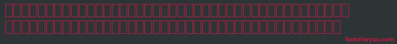 Шрифт WpMatha – красные шрифты на чёрном фоне