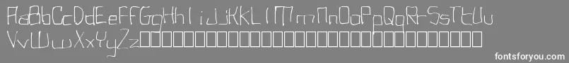 fuente UgglyMonospaced – Fuentes Blancas Sobre Fondo Gris