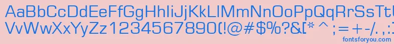 Tt0246m Font – Blue Fonts on Pink Background