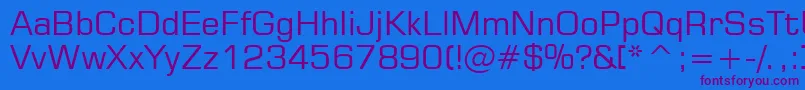 Tt0246m Font – Purple Fonts on Blue Background