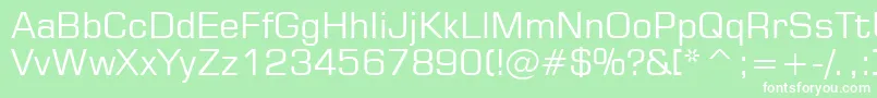 Tt0246m Font – White Fonts on Green Background