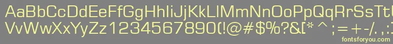 Tt0246m Font – Yellow Fonts on Gray Background