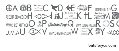 Обзор шрифта Christiancrew