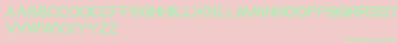 SoThisIsIt Font – Green Fonts on Pink Background