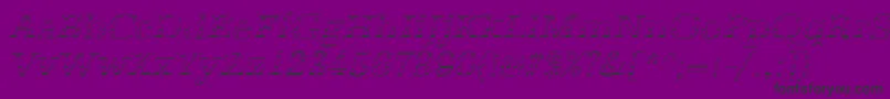 More about AntiquagoItalic Font AntiquagoItalic Font – Black Fonts on Purple Background