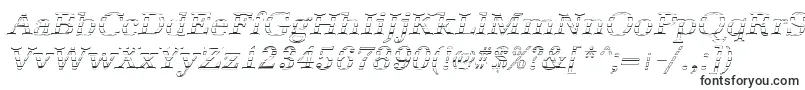AntiquagoItalic-Schriftart – Schriften für Microsoft Word