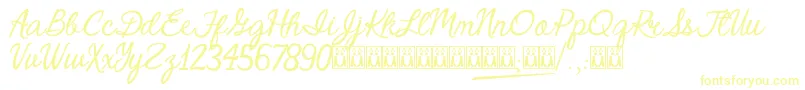 CrystalHeart Font – Yellow Fonts