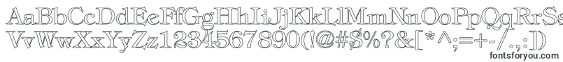 TiffanyNormalHollow Font – Fonts for Adobe Acrobat