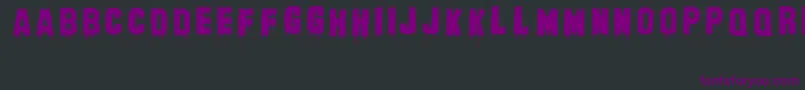 Шрифт BanhartVer004Erc2008 – фиолетовые шрифты на чёрном фоне