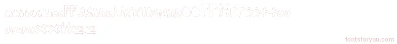 WalkTheWalk Font – Pink Fonts on White Background