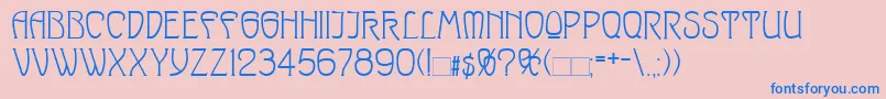 En savoir plus sur la police SylphidaModernNormal Police SylphidaModernNormal – polices bleues sur fond rose