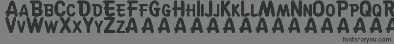SuskeWiske Font – Black Fonts on Gray Background