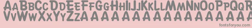 SuskeWiske Font – Gray Fonts on Pink Background