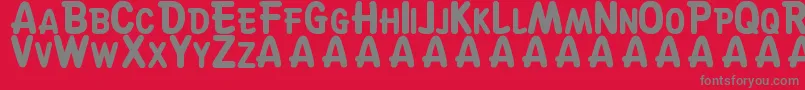 SuskeWiske Font – Gray Fonts on Red Background